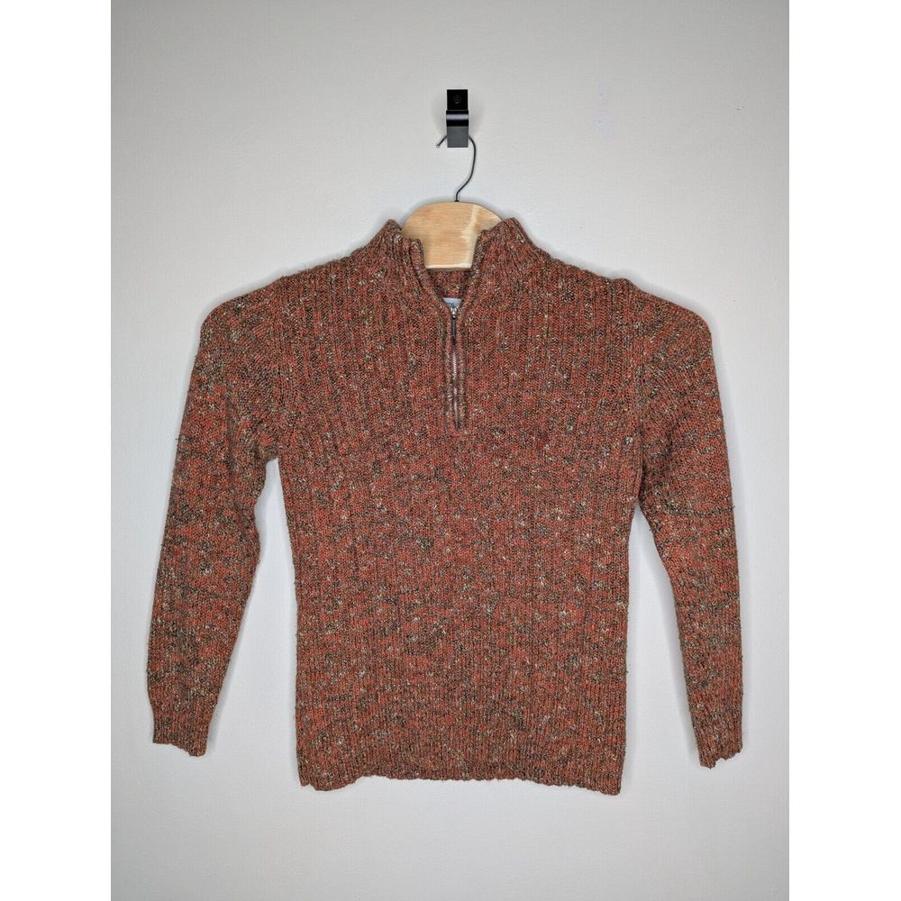 Liz Claiborne Pullover Sweater Women's Size XL Heavy Stretch 1/4 Zip Collar - Picture 2 of 9